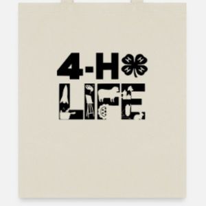 4-H life tote bag